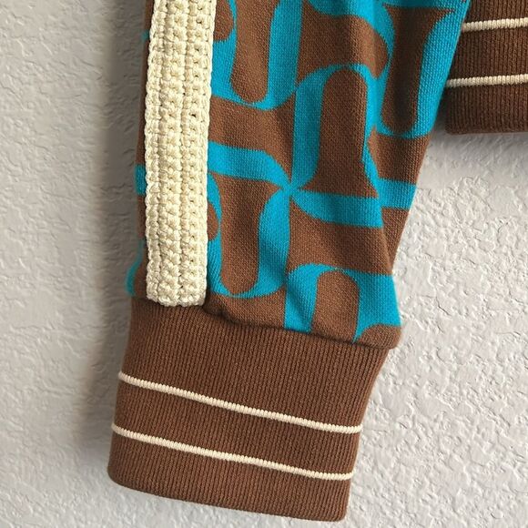 Wales Bonner Symphony Jacquard-Knit Organic Cotton Track Jacket, New, Size 4 - Picture 7 of 14